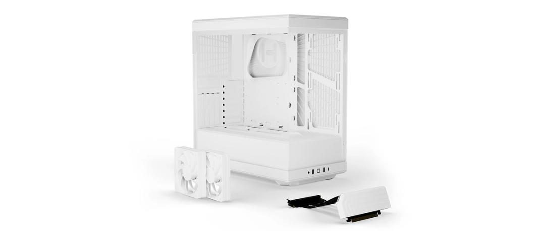 Hyte - Caja ATX Hyte Y40 Vidrio Templado Snow White