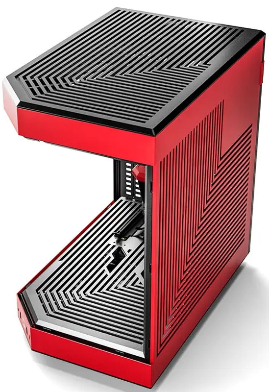 Hyte - Caja ATX Hyte Y60 Vidrio Templado Negro/Rojo