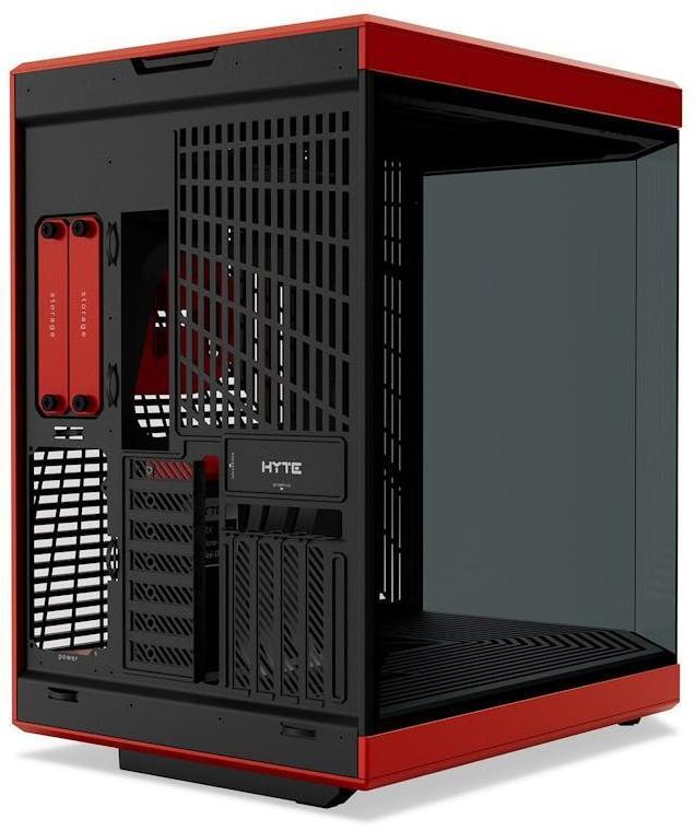 Hyte - Caja ATX Hyte Y70 Vidrio Templado Negro/Rojo