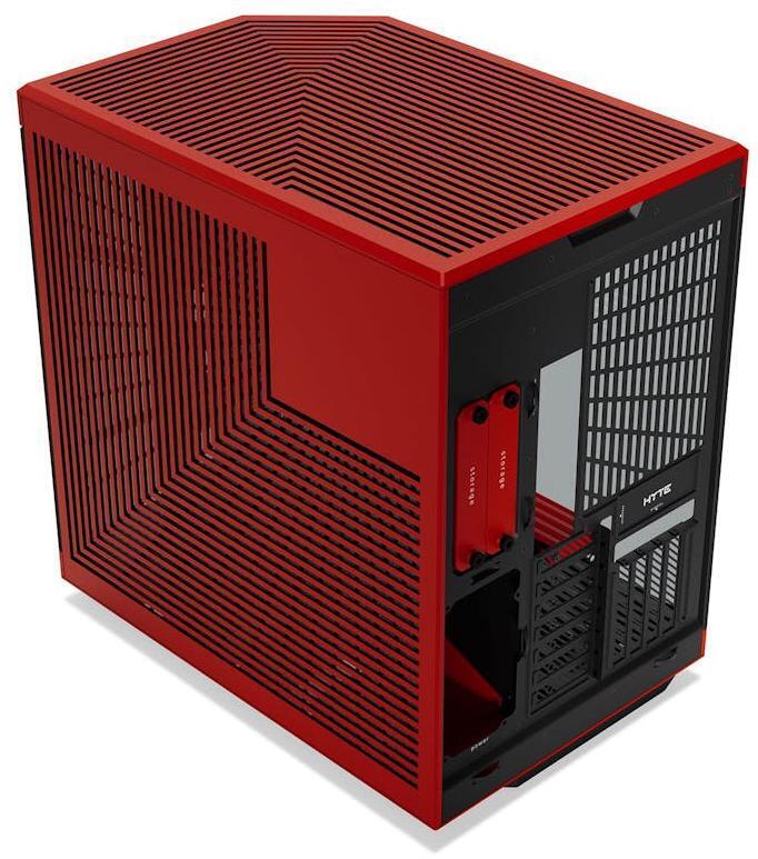 Hyte - Caja ATX Hyte Y70 Vidrio Templado Negro/Rojo