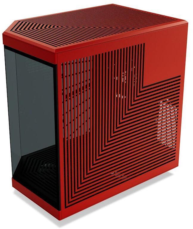 Hyte - Caja ATX Hyte Y70 Vidrio Templado Negro/Rojo