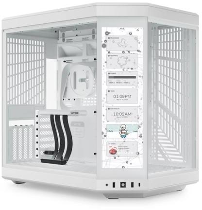 Caja ATX Hyte Y70 Touch Vidrio Templado Blanco