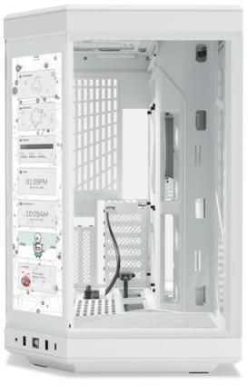 Hyte - Caja ATX Hyte Y70 Touch Vidrio Templado Blanco