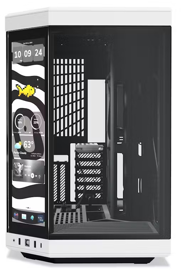 Hyte - Caja ATX Hyte Y70 Touch Infinite Vidrio Templado Negro