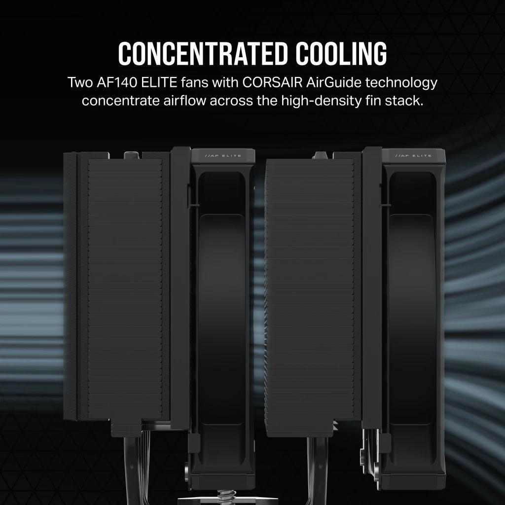 Corsair - ** B Grade ** Cooler CPU Corsair A115 Negro