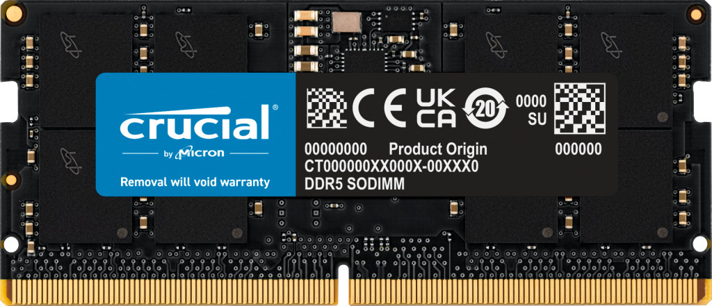Crucial - Crucial SO-DIMM 16GB DDR5 4800MHz CL40