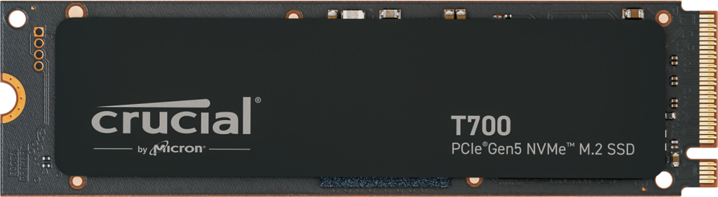 SSD Crucial T700 4TB Gen5 M.2 NVMe 2280 (12400/11800MB/s)