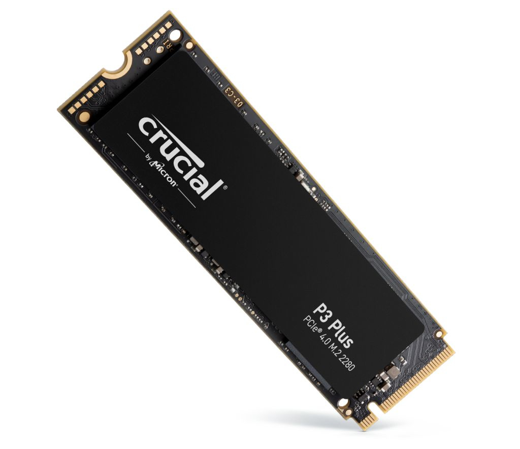 Crucial - SSD Crucial P3 Plus 500GB Gen4 M.2 NVMe 2280 (4700/1900MB/s)