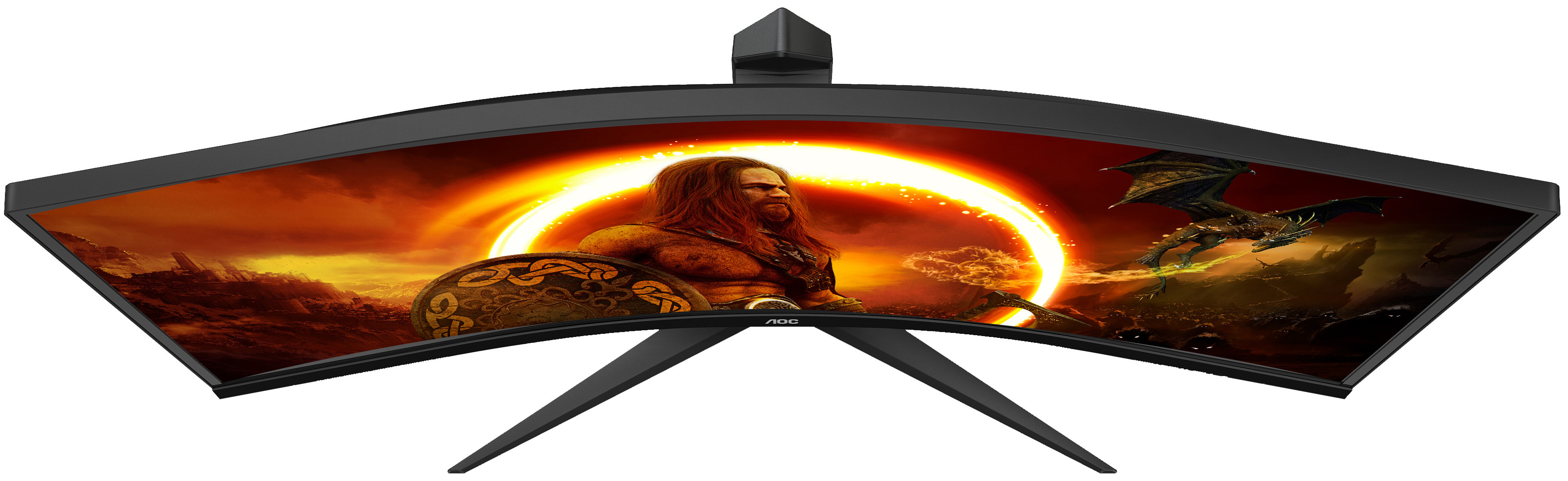 AOC - ** B Grade ** Monitor Curvo AOC Gaming 34" CU34G2X VA WQHD 144Hz 1ms FreeSync