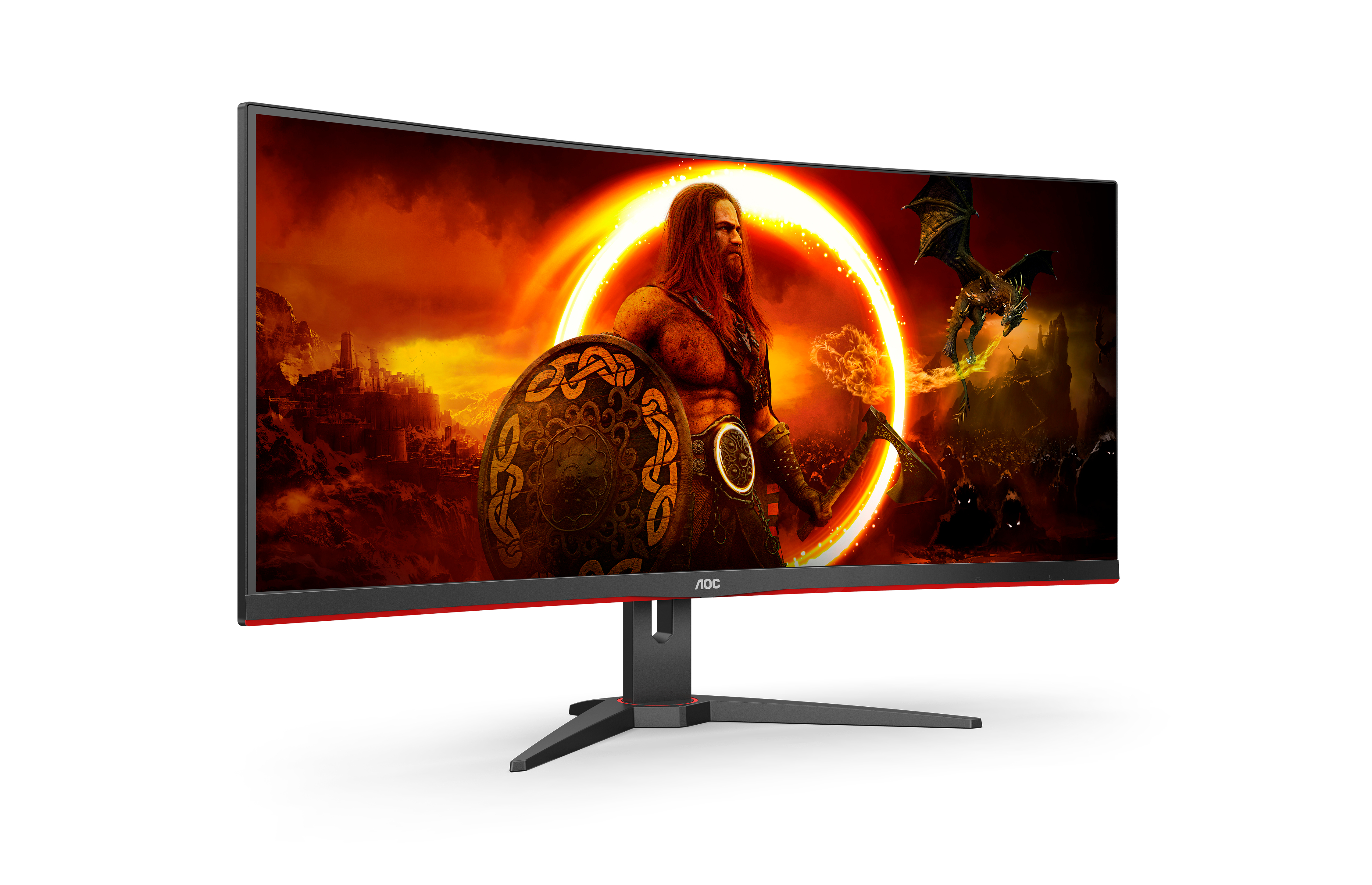 AOC - Monitor Curvo AOC Gaming 34" CU34G2XE VA WQHD 144Hz 1ms Adaptive Sync HDR10