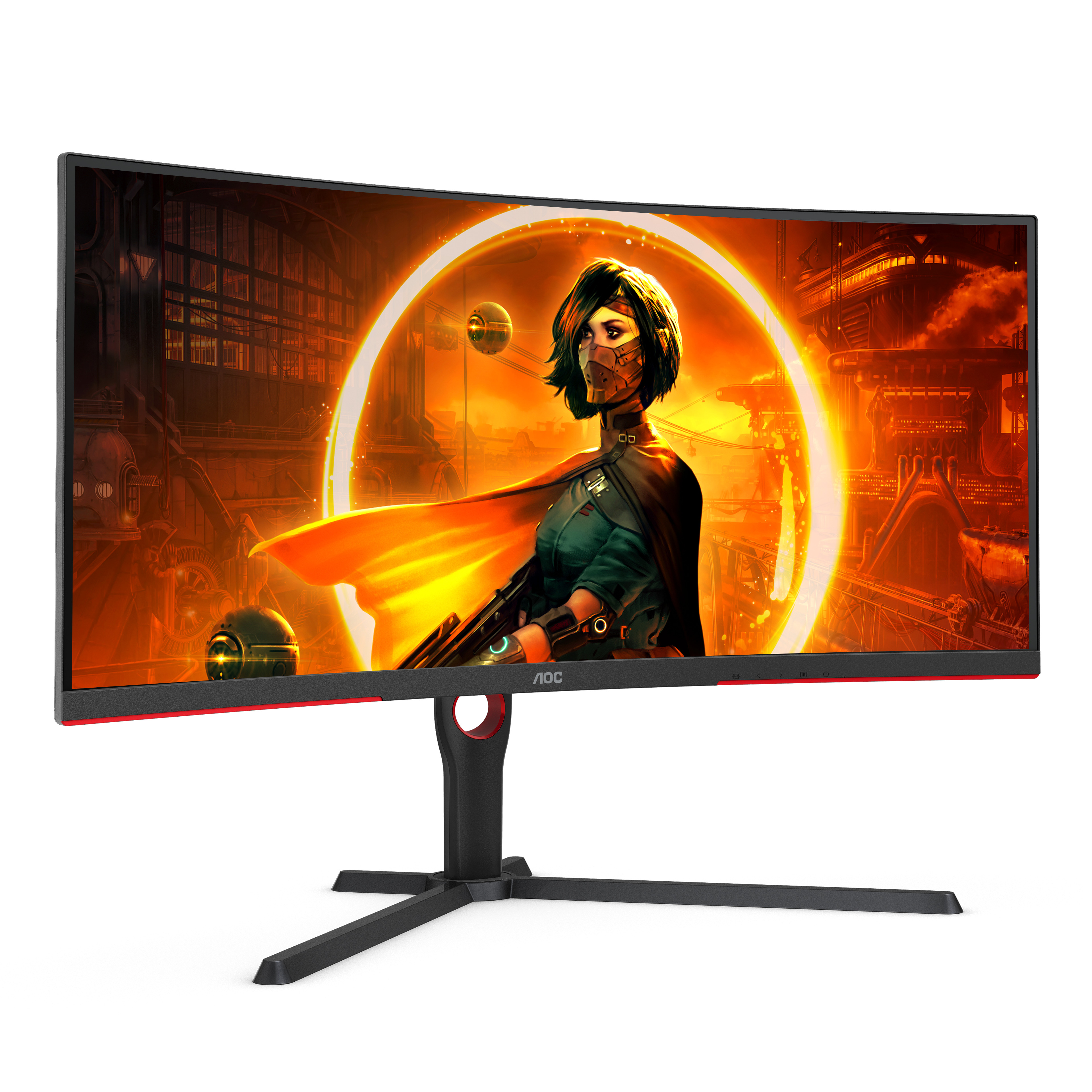 AOC - Monitor Curvo AOC Gaming 34" CU34G3S VA WQHD 165Hz 1ms FreeSync HDR10