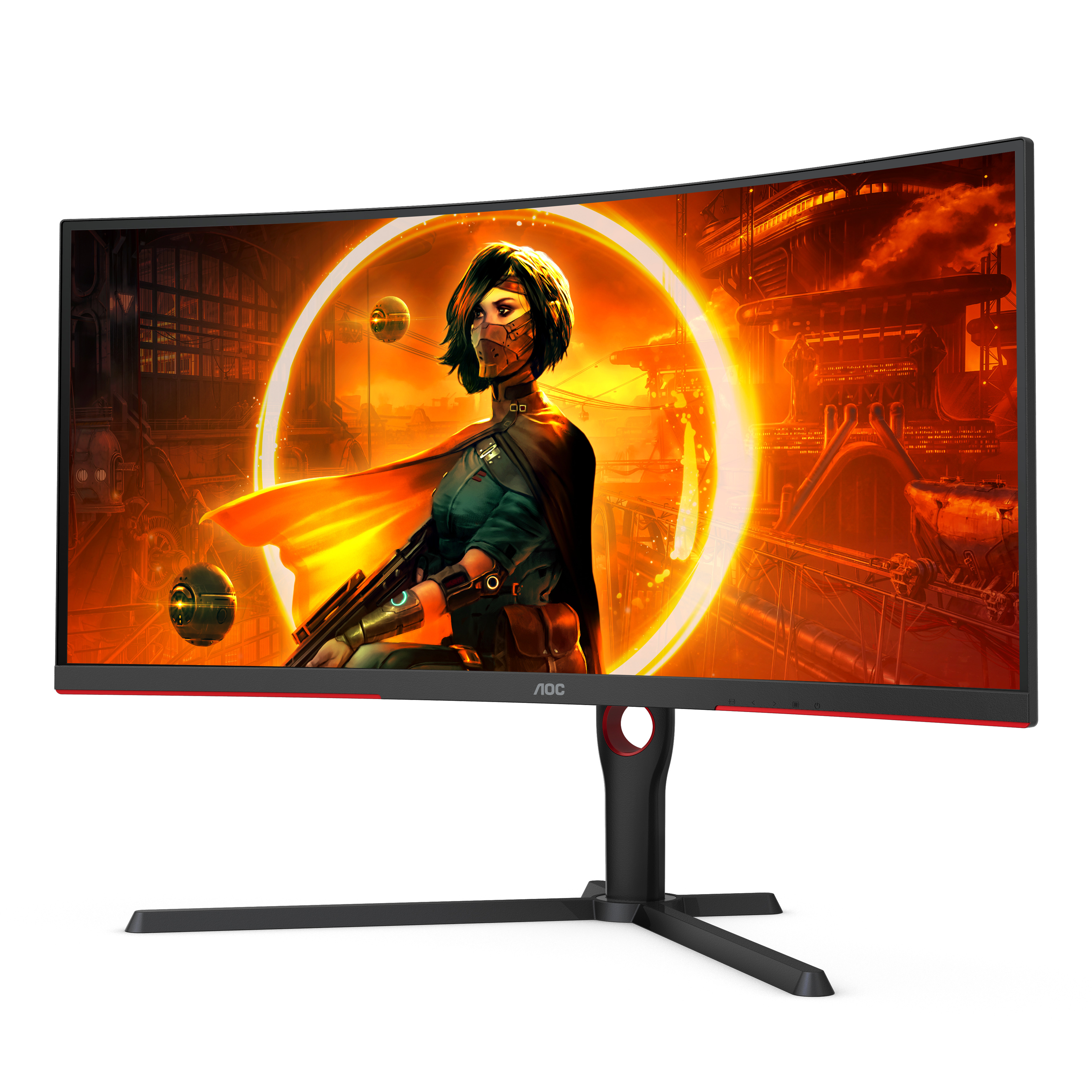 AOC - Monitor Curvo AOC Gaming 34" CU34G3S VA WQHD 165Hz 1ms FreeSync HDR10