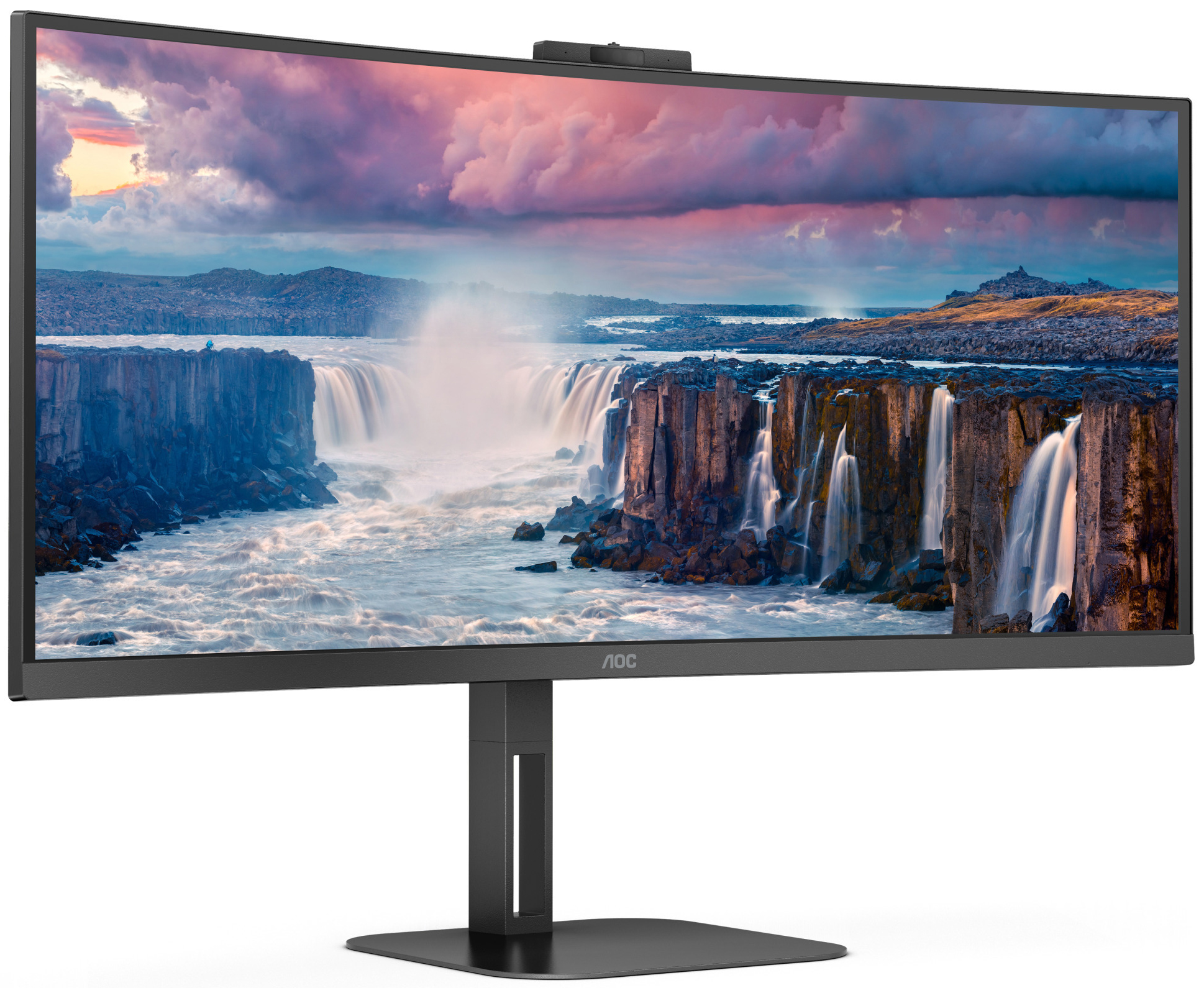 AOC - Monitor Curvo AOC 34" CU34V5CW VA WQHD 1ms USB-C (65W) Webcam