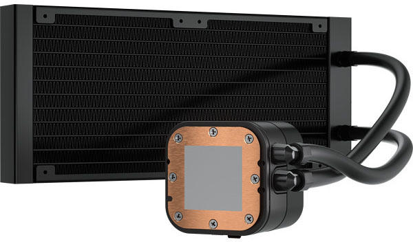 Corsair - Refrigeración Líquida CPU Corsair H100x ELITE 240mm Negro