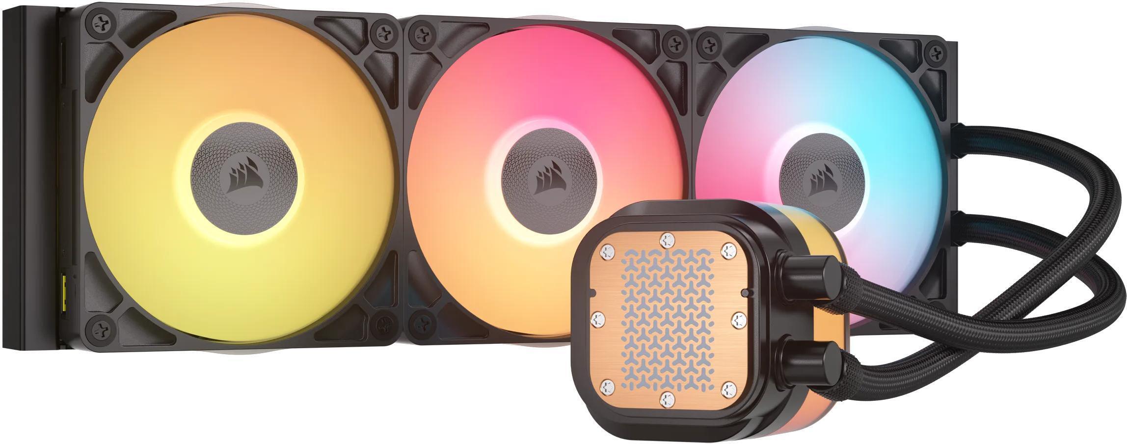 Corsair - Refrigeración Líquida CPU Corsair iCUE LINK TITAN 360 RX LCD RGB 360mm Negro