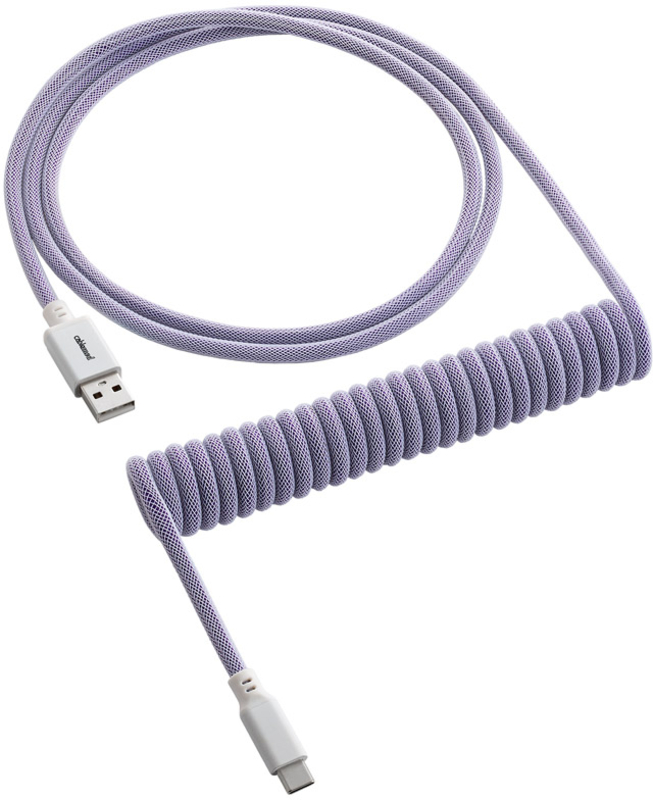 Cable Coiled CableMod Classic para Teclado USB A - USB Type C, 150cm - Rum Raisin