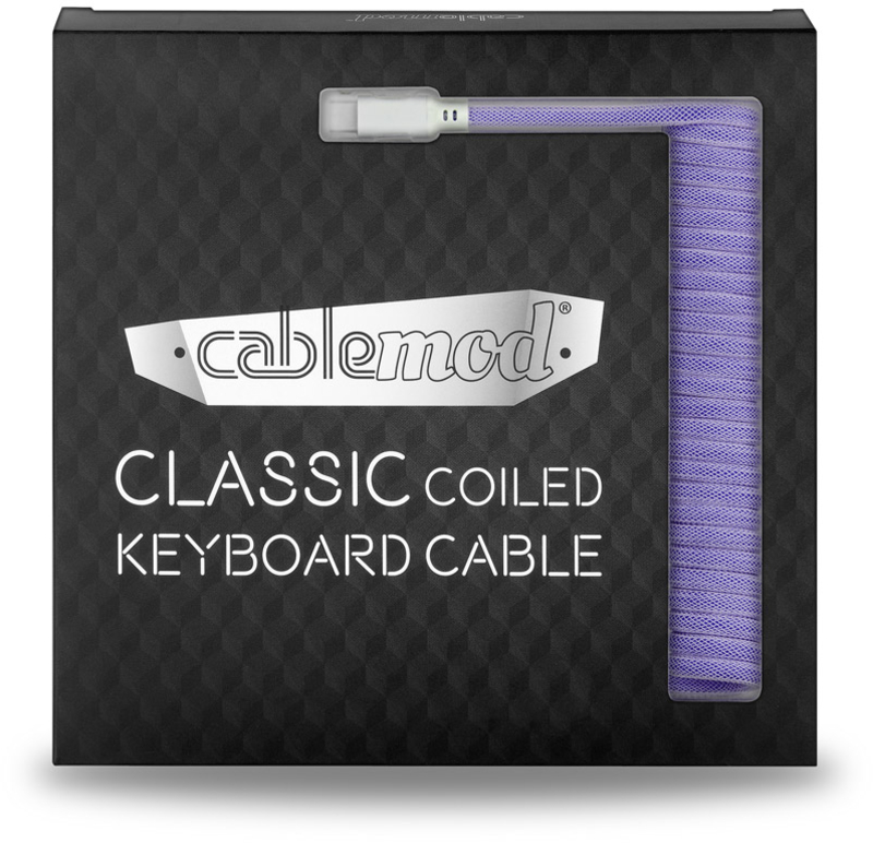 CableMod - Cable Coiled CableMod Classic para Teclado USB A - USB Type C, 150cm - Rum Raisin