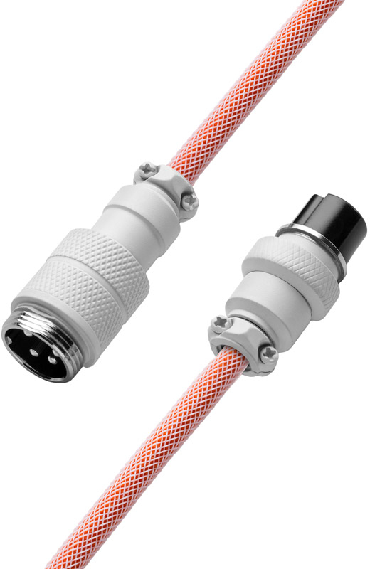 CableMod - Cable Coiled CableMod Pro para Teclado USB A - USB Type C, 150cm - Orangesicle