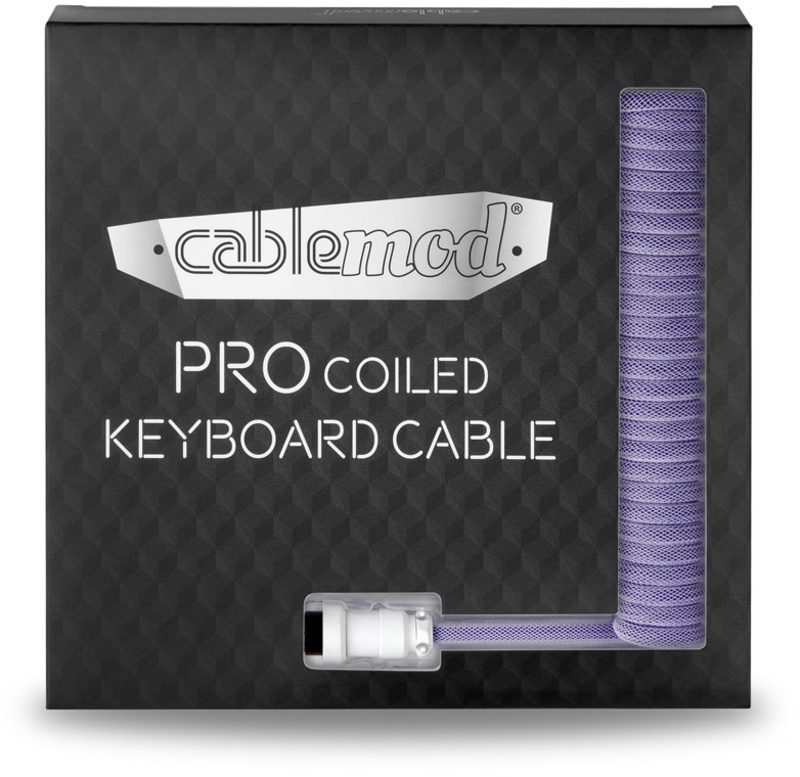 CableMod - Cable Coiled CableMod Pro para Teclado USB A - USB Type C, 150cm - Rum Raisin