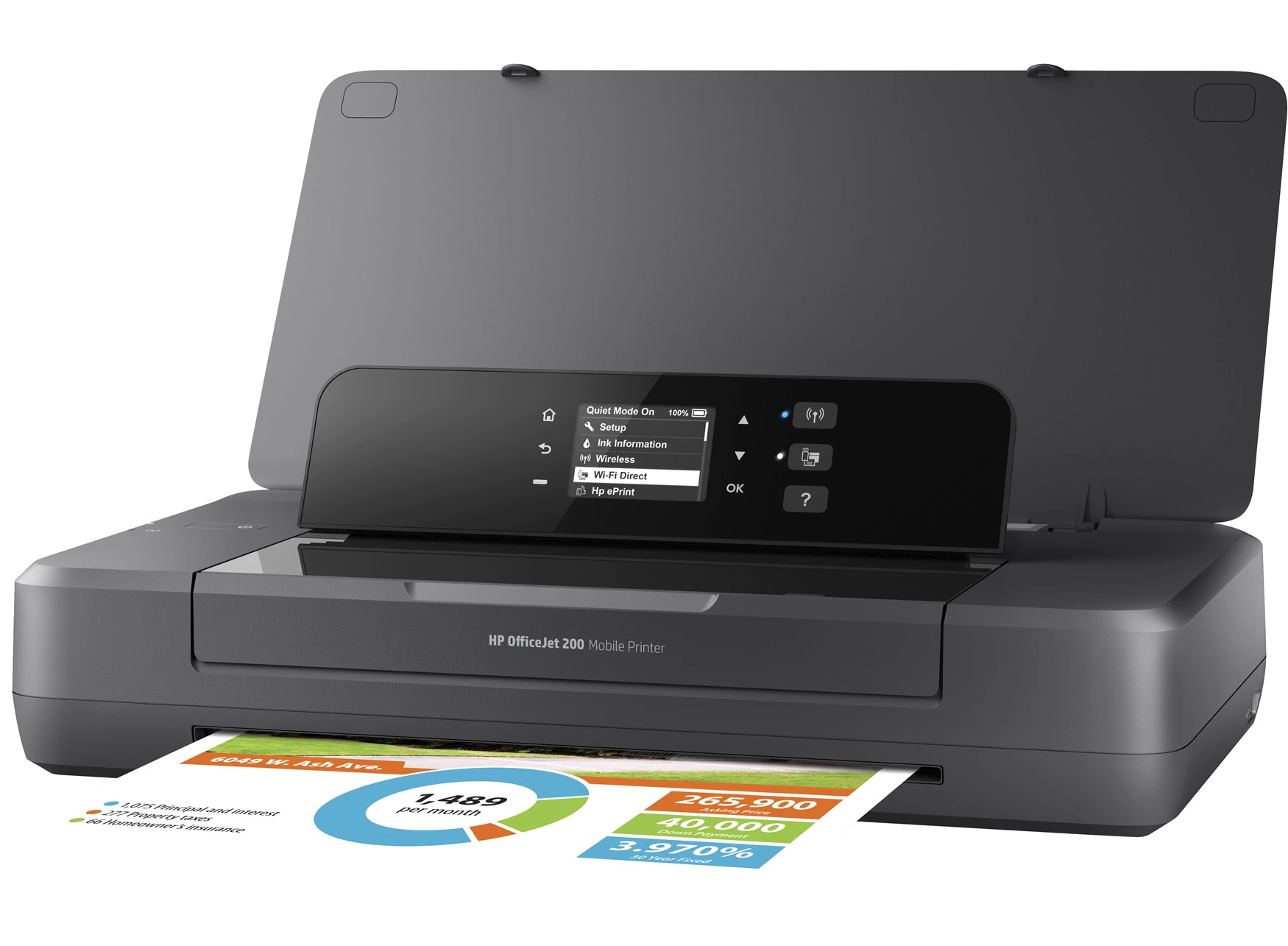 HP - Impresora Portátil HP OfficeJet 200 Mobile