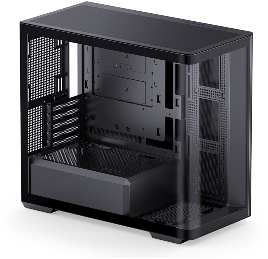 Caja Micro-ATX Jonsbo D300 Vidrio Templado Negro