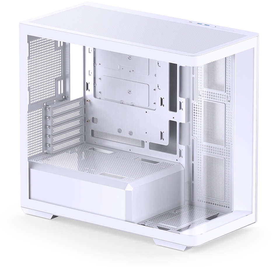 Caja Micro-ATX Jonsbo D300 Vidrio Templado Blanco