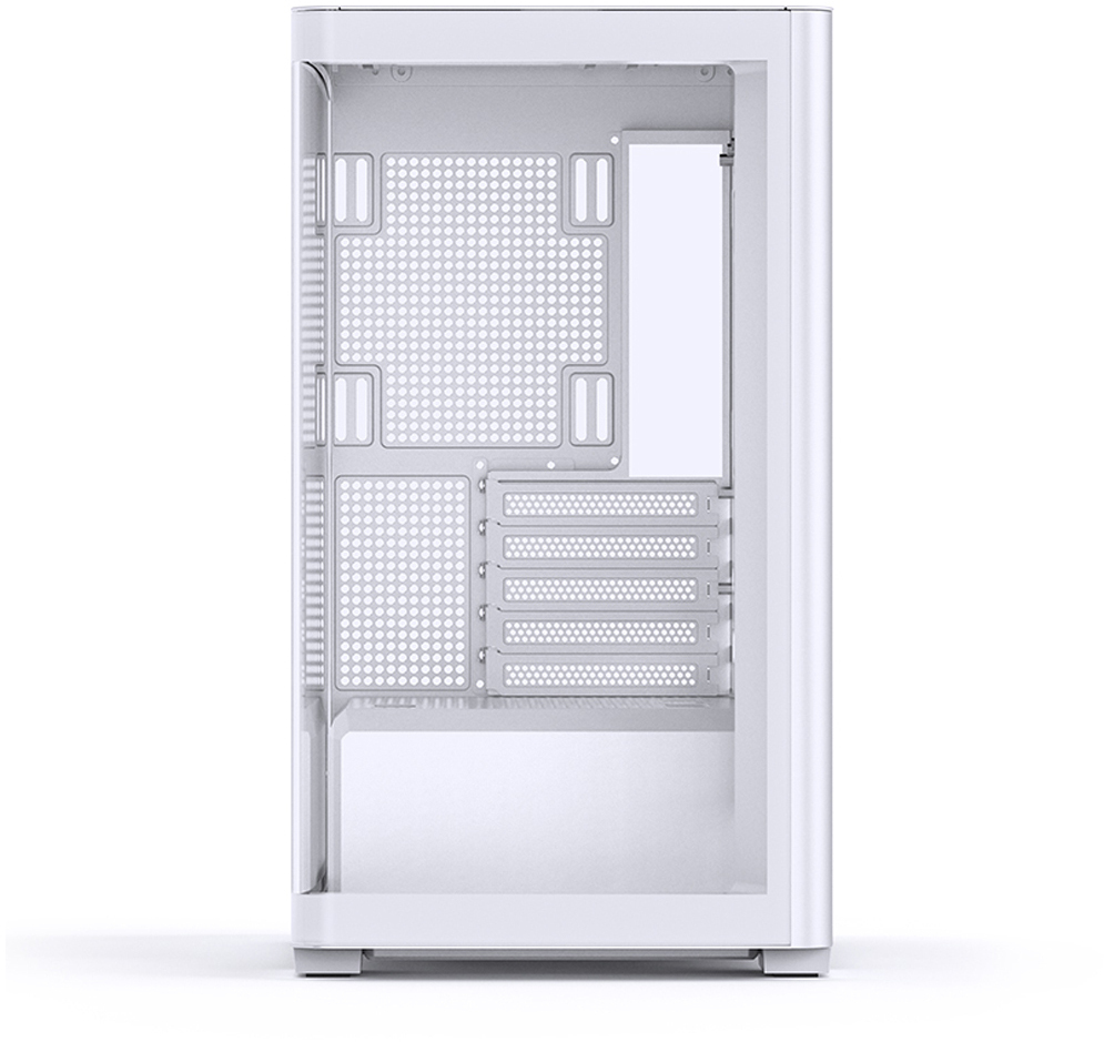 Jonsbo - Caja Micro-ATX Jonsbo D300 Vidrio Templado Blanco