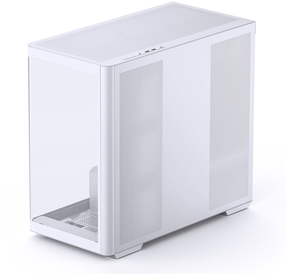 Jonsbo - Caja Micro-ATX Jonsbo D300 Vidrio Templado Blanco