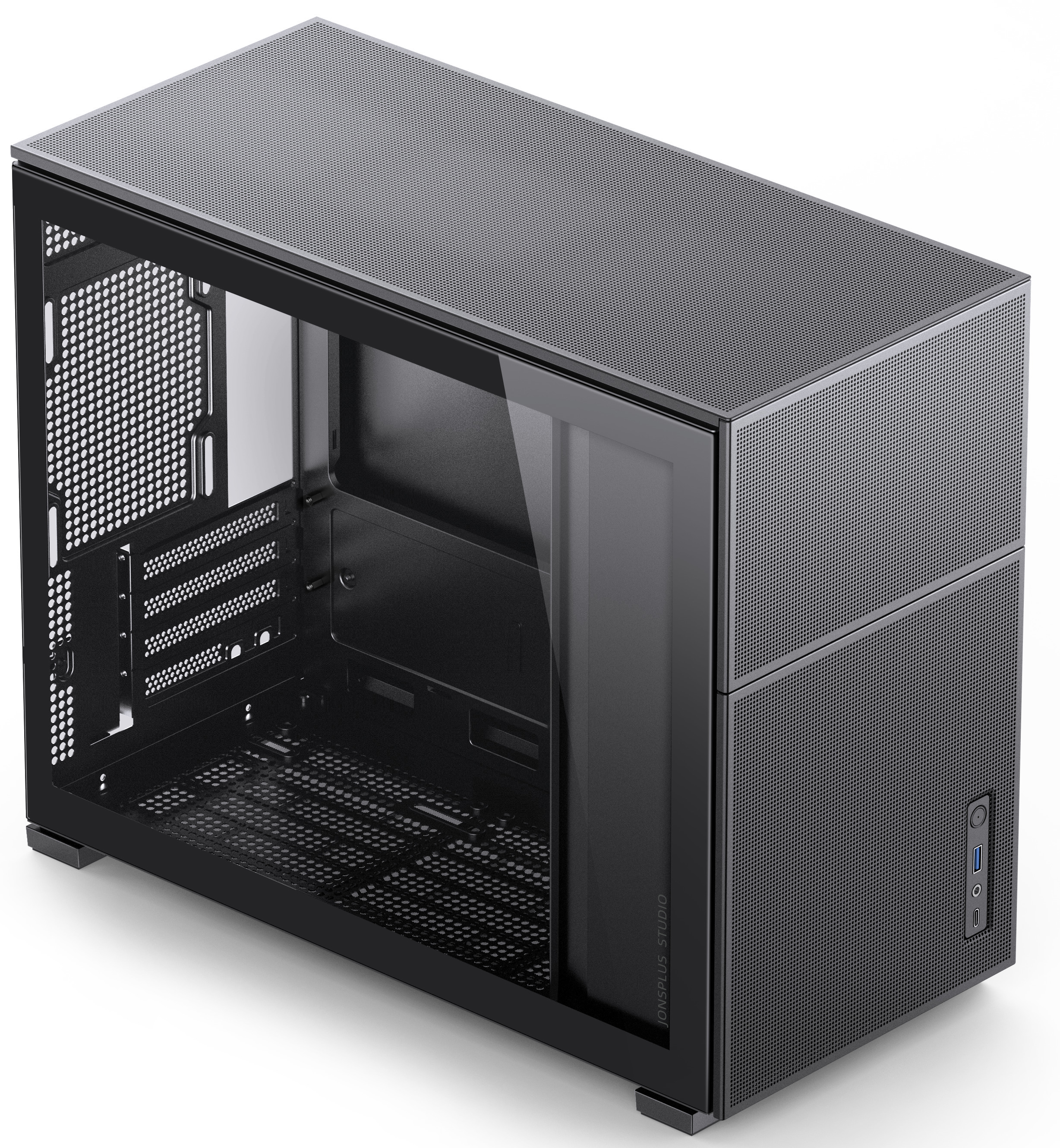 Jonsbo - Caja Micro-ATX Jonsbo D31 MESH Vidrio Templado Negro