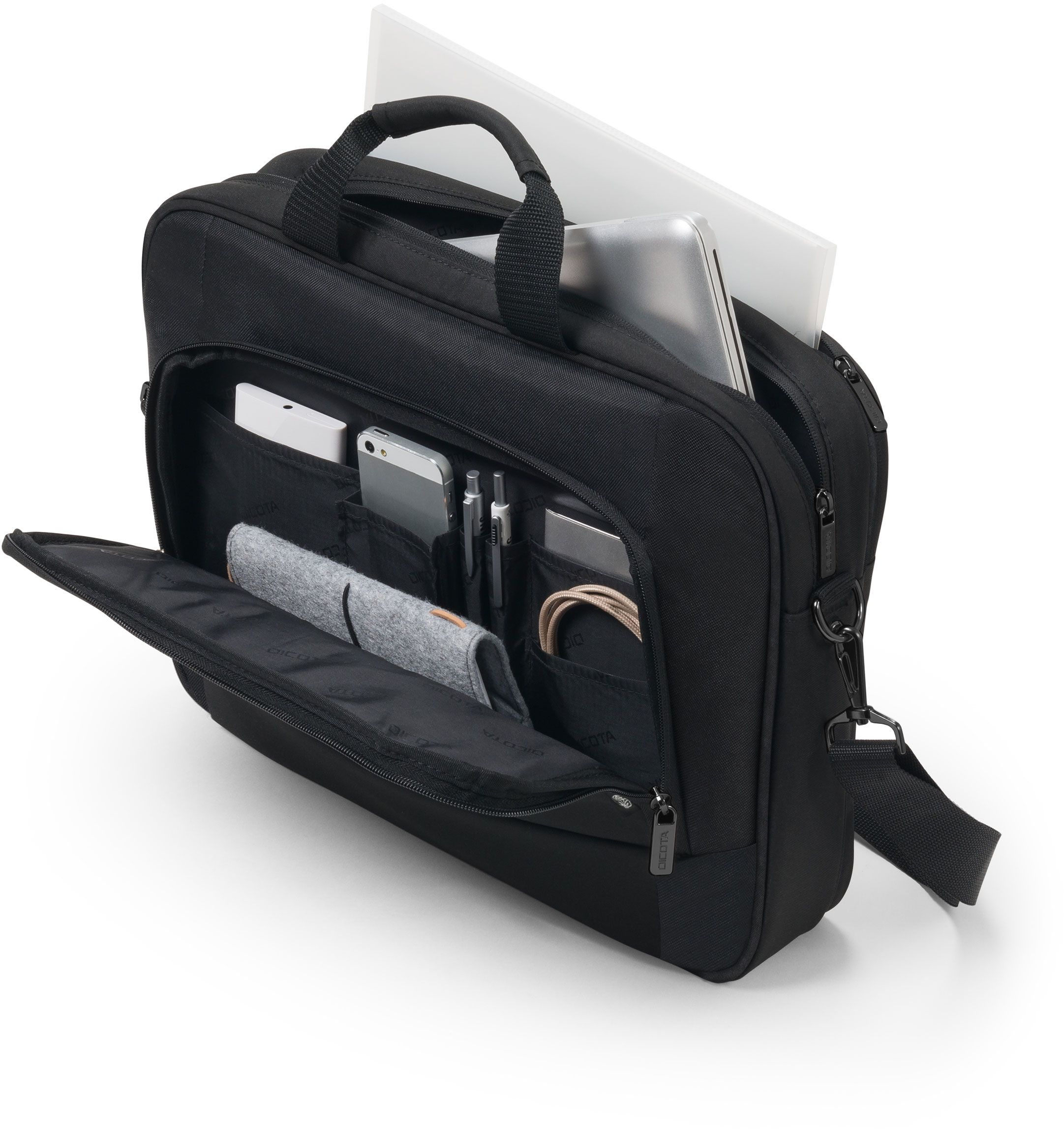 Dicota - Maletín DICOTA Eco Top Traveller BASE 15"-15.6" Negro