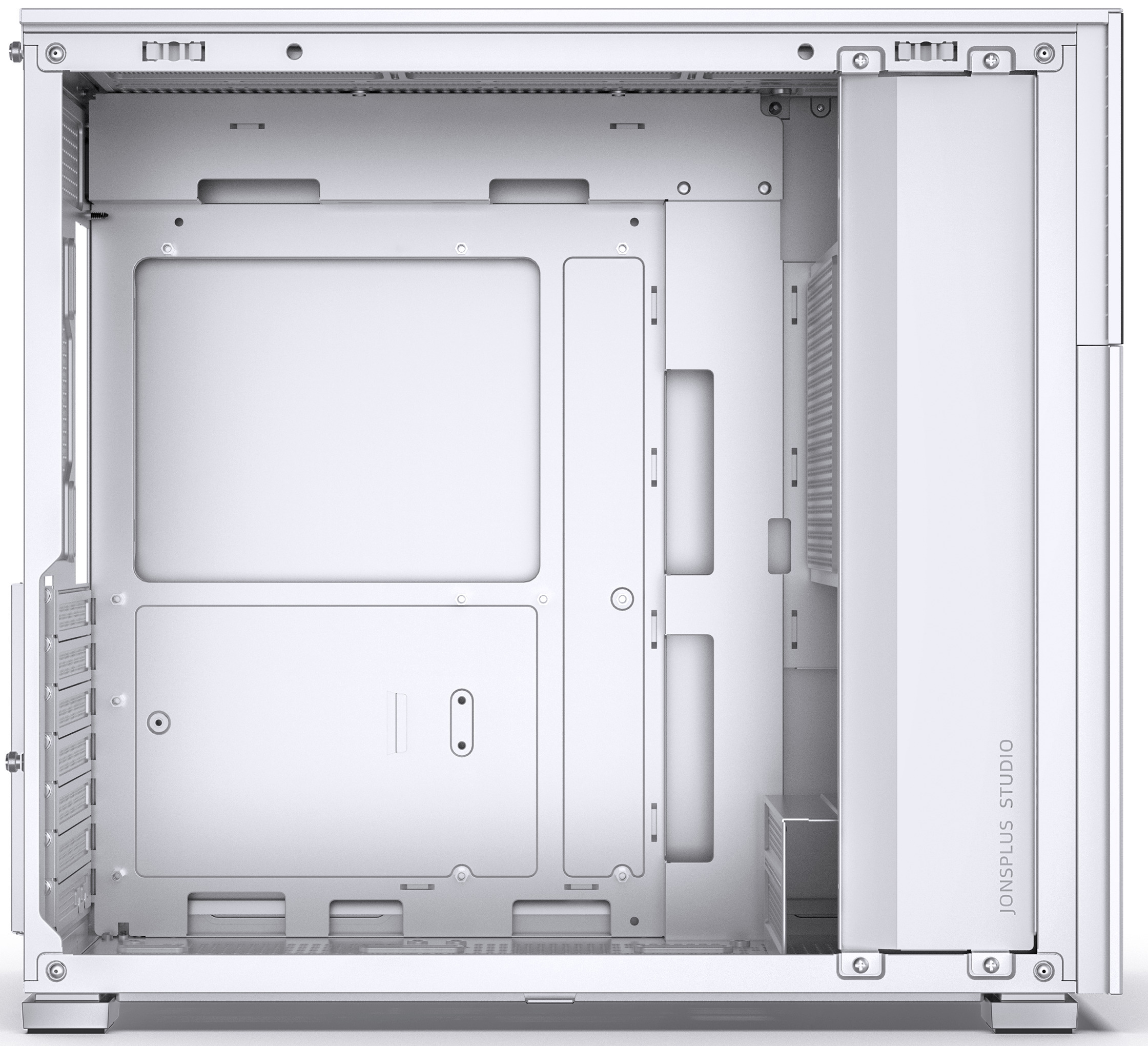 Jonsbo - Caja ATX Jonsbo D41 MESH con Visor Vidrio Templado Blanco