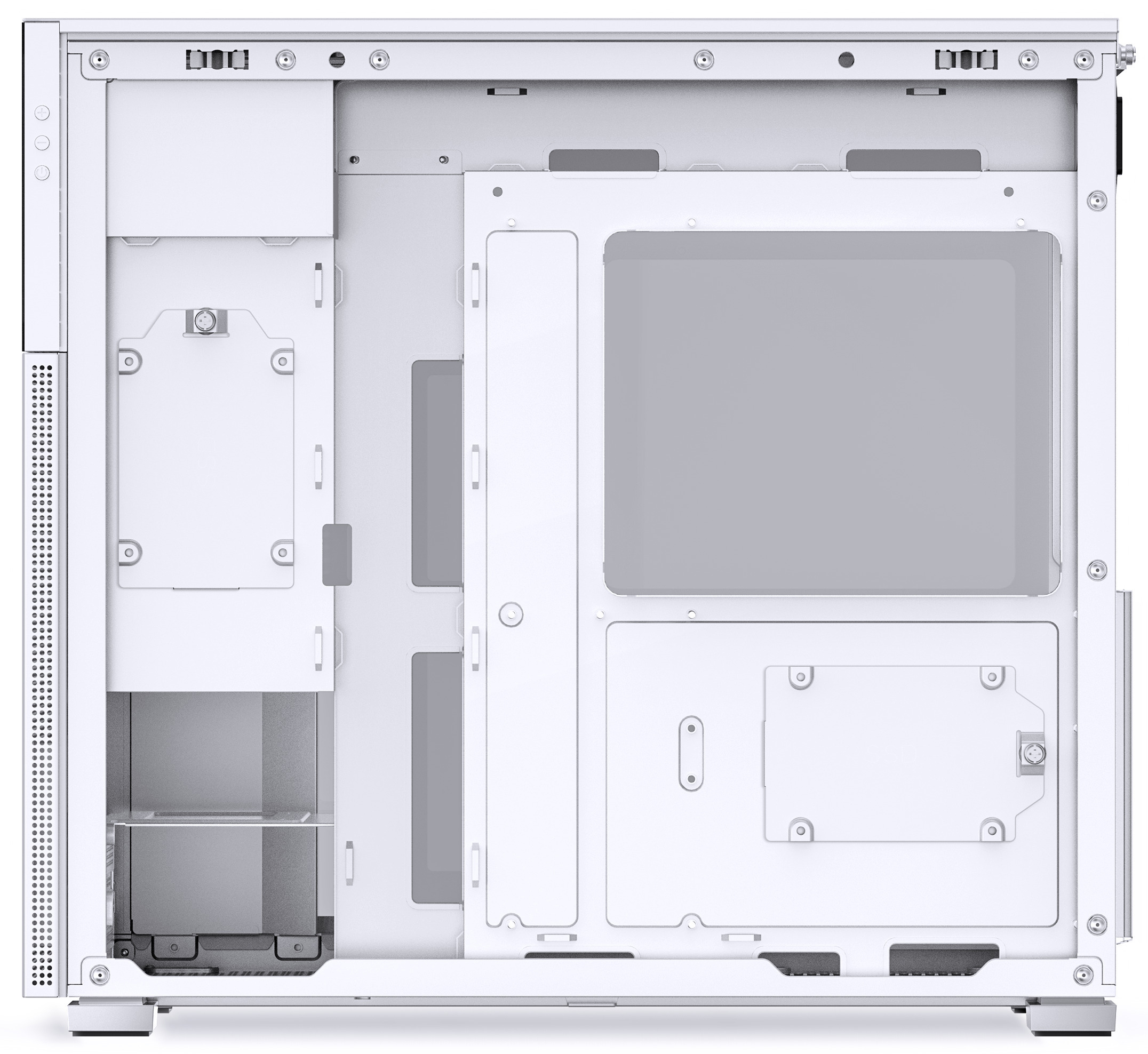 Jonsbo - Caja ATX Jonsbo D41 MESH con Visor Vidrio Templado Blanco