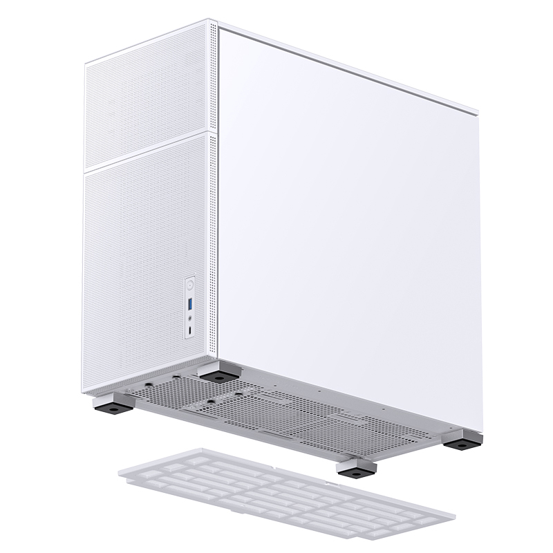 Jonsbo - Caja ATX Jonsbo D41 MESH Vidrio Templado Blanco