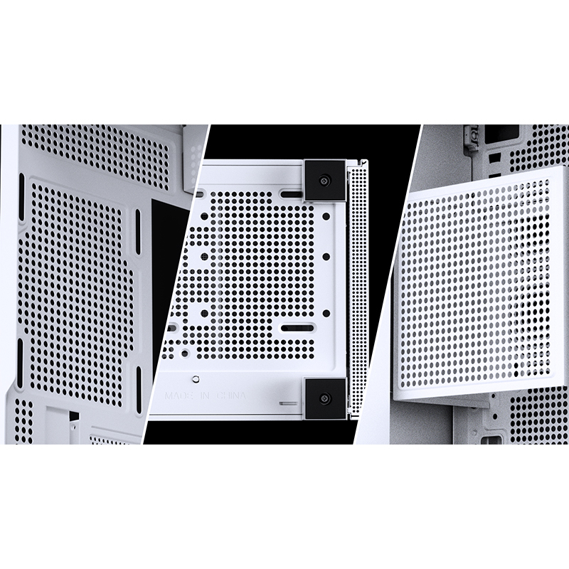 Jonsbo - Caja ATX Jonsbo D41 MESH Vidrio Templado Blanco