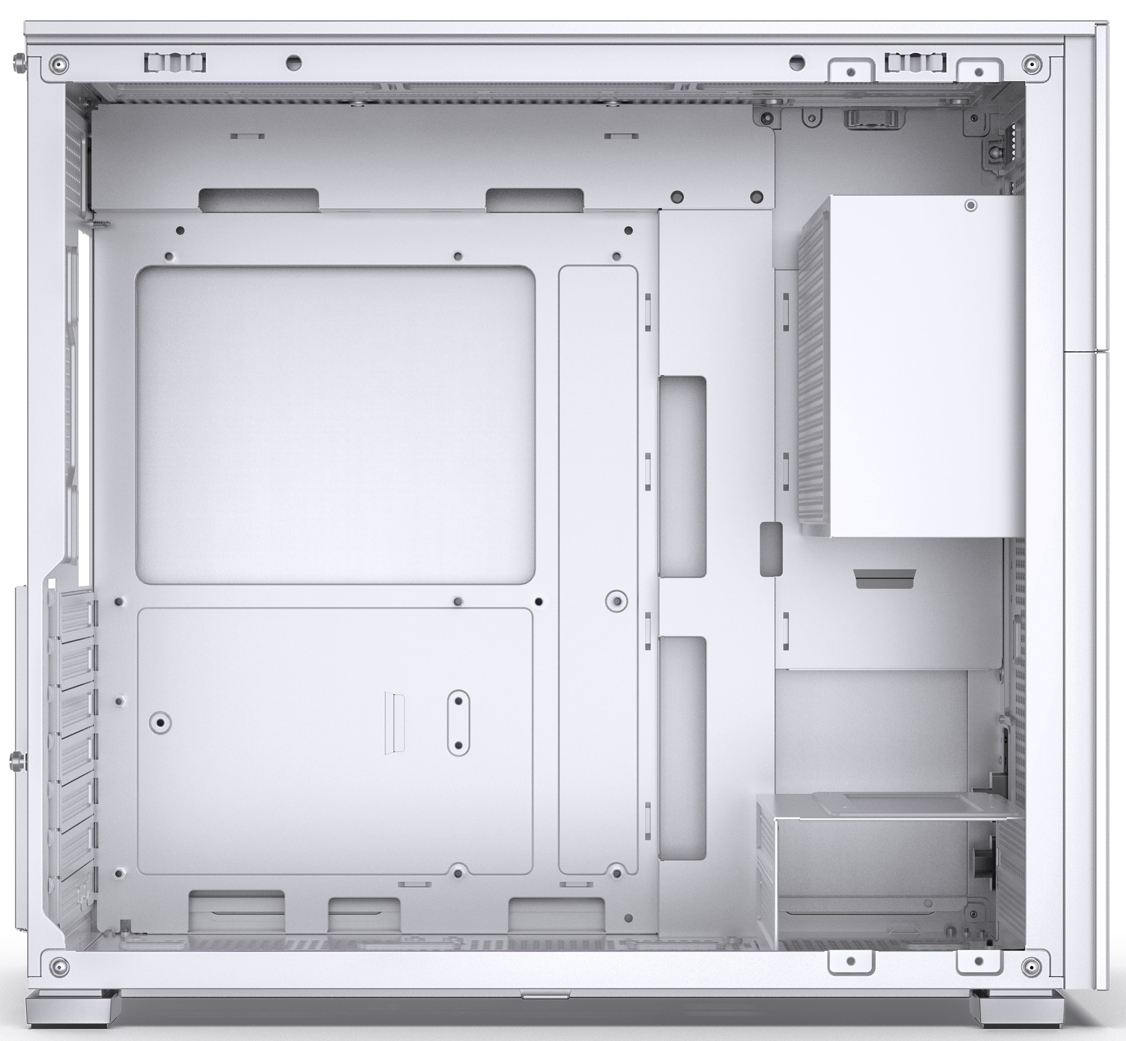 Jonsbo - Caja ATX Jonsbo D41 MESH Vidrio Templado Blanco