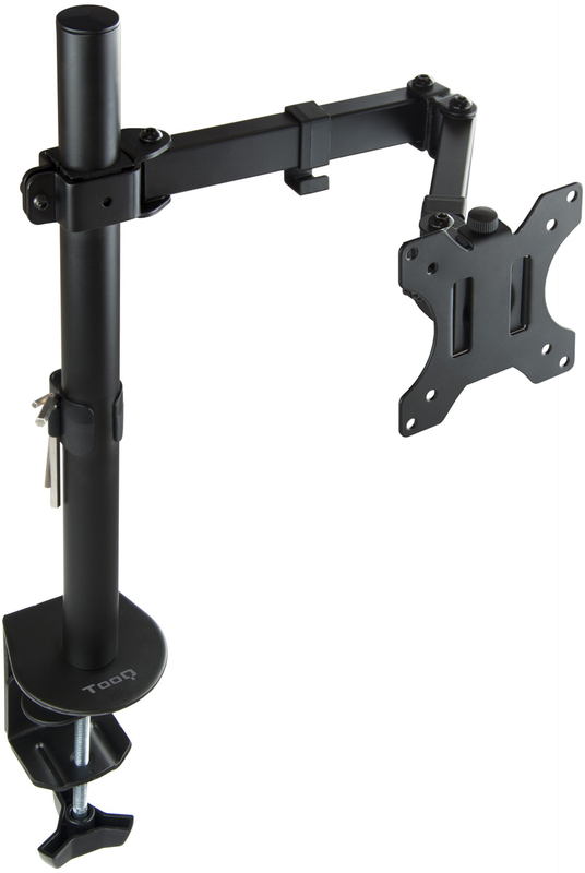 Tooq - Soporte de Mesa Tooq Tilt e GiRatónrio 13" a 32" Max. 8kg Negro