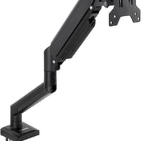 Soporte de Mesa Tooq Tilt e Giratório 13 a 34 Max. 10kg Negro