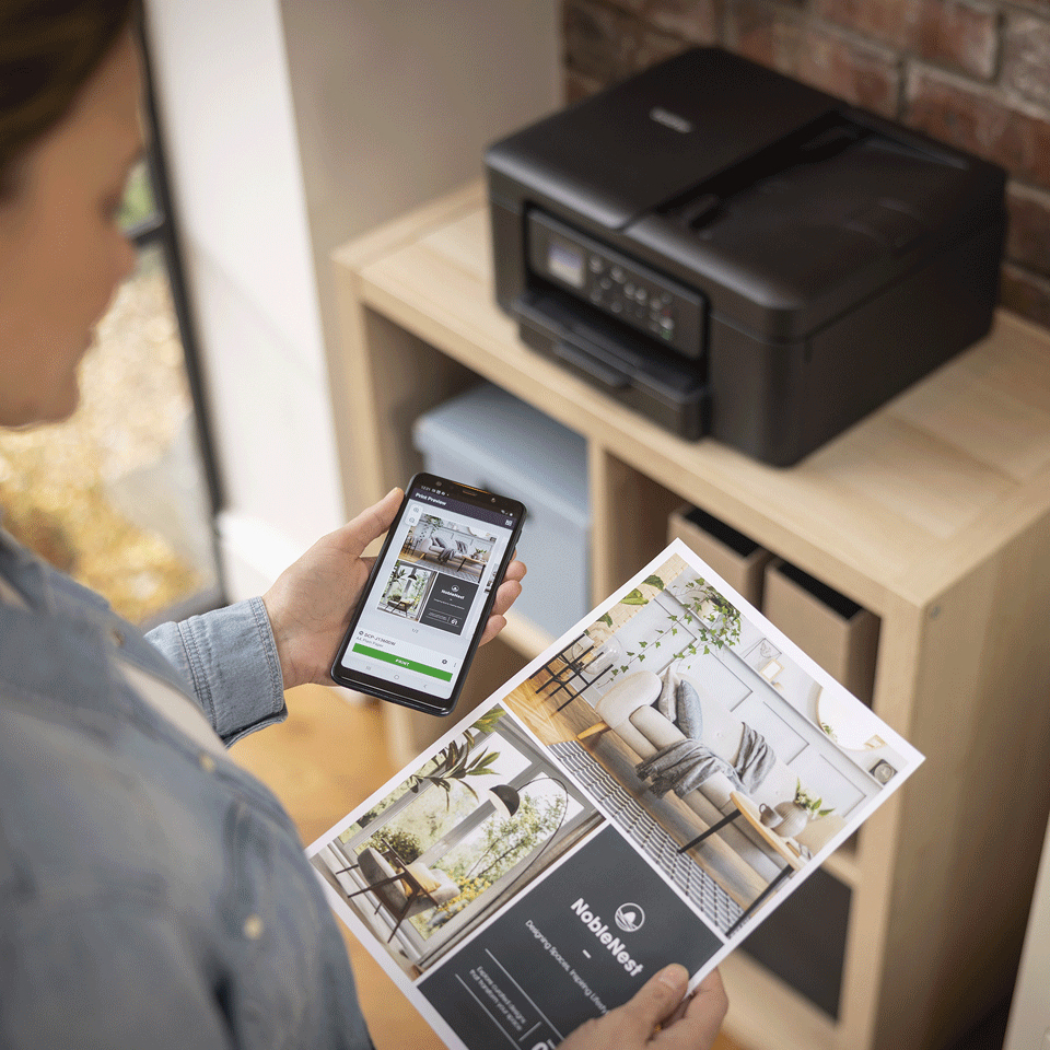 Brother - Impresora Multifunción de Inyección de Tinta Brother DCP-J1360DW WiFi