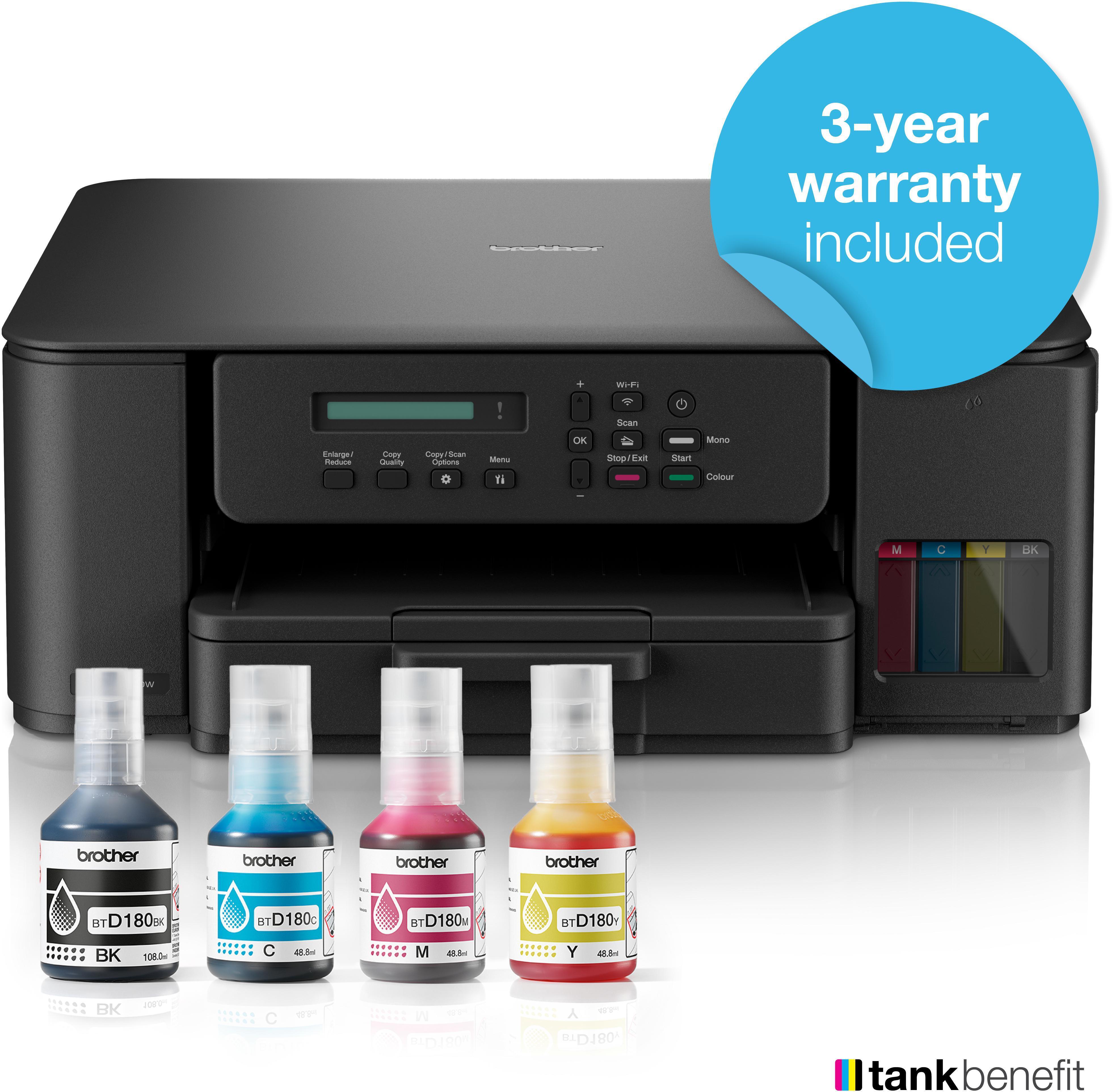  - Impresora Multifunción de Inyección de Tinta Brother DCP-T580DW WiFi