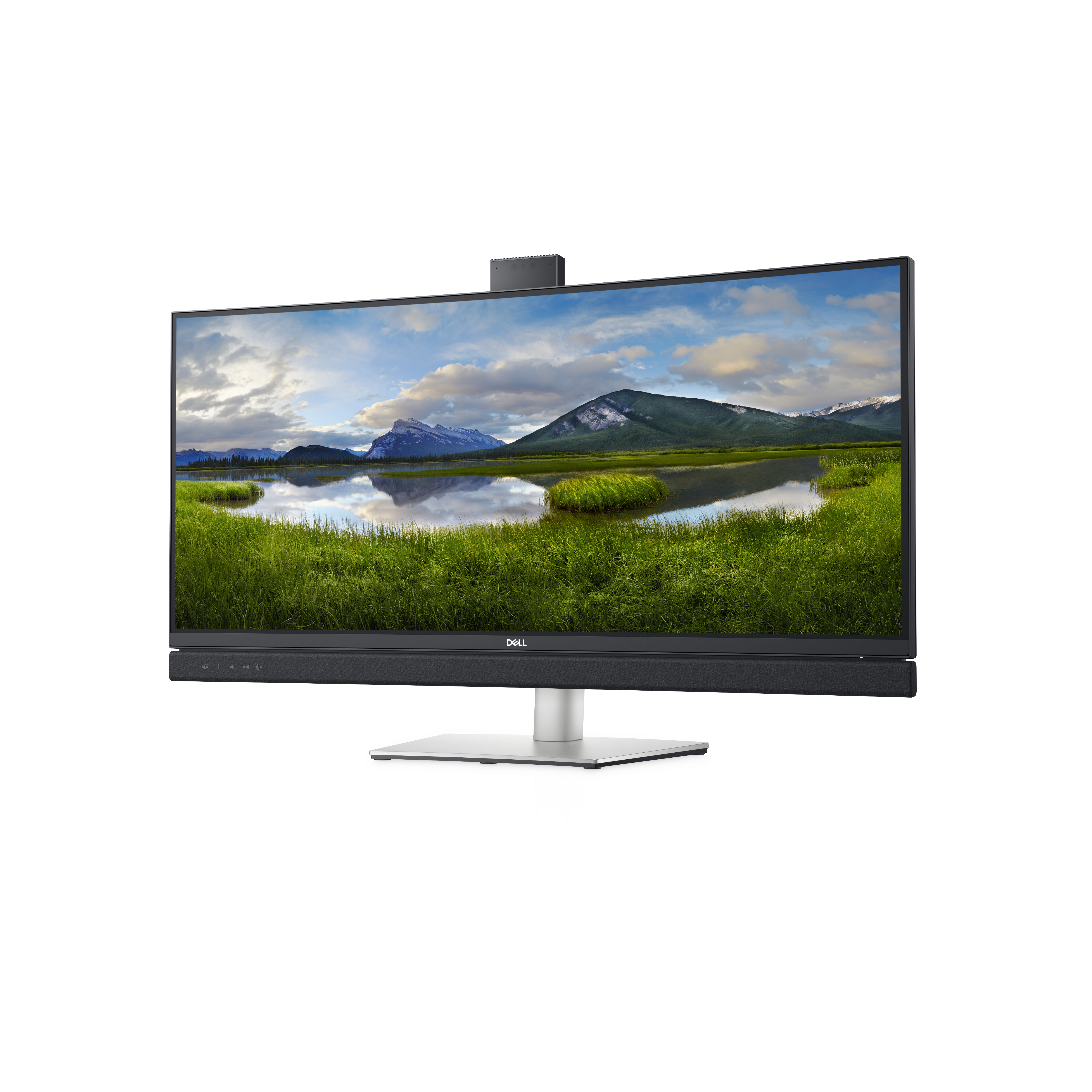 Dell - Monitor Curvo Dell C Series 34" C3422WE IPS WQHD ComfortView Plus Ethernet + USB-C (90W) + WebCam