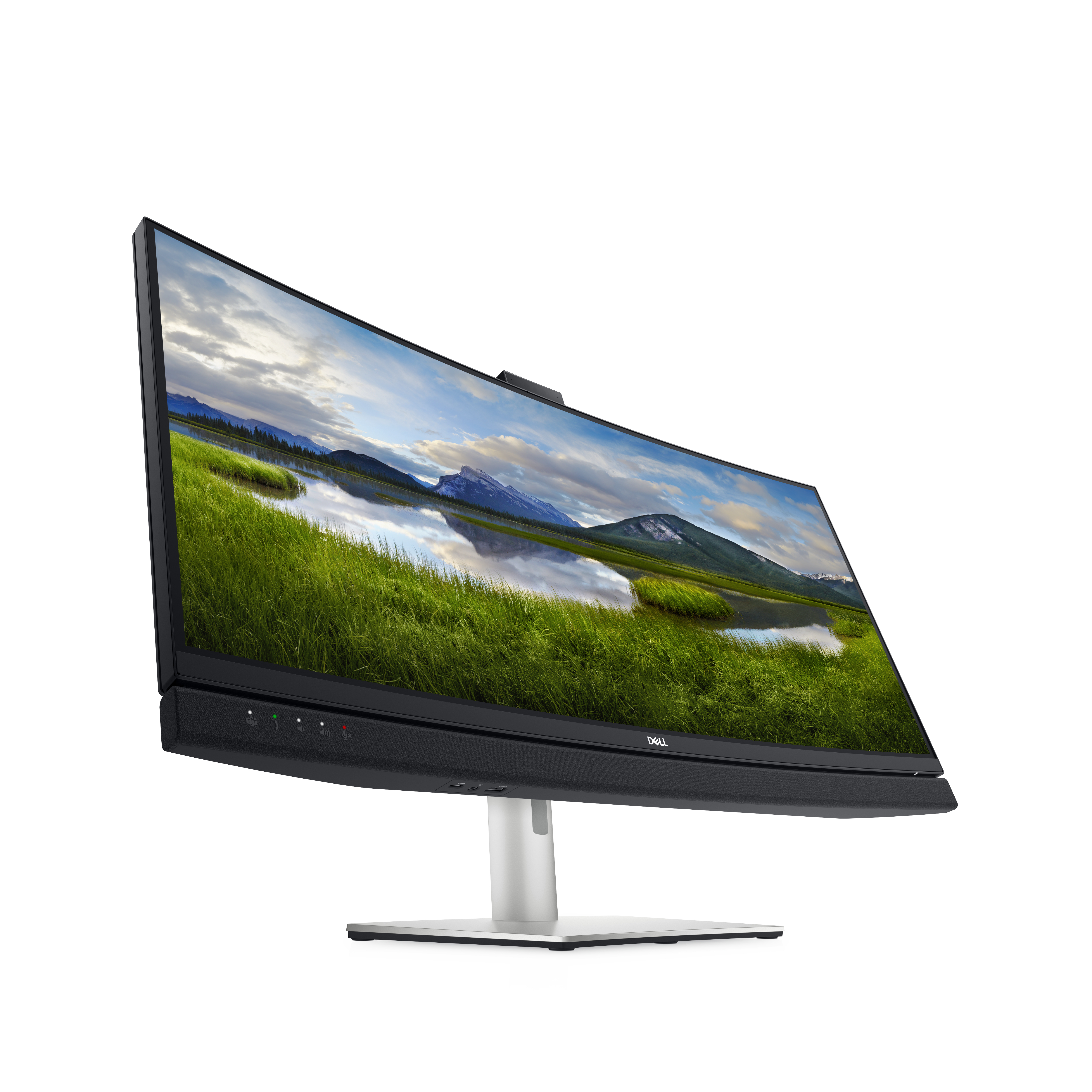 Dell - Monitor Curvo Dell C Series 34" C3422WE IPS WQHD ComfortView Plus Ethernet + USB-C (90W) + WebCam