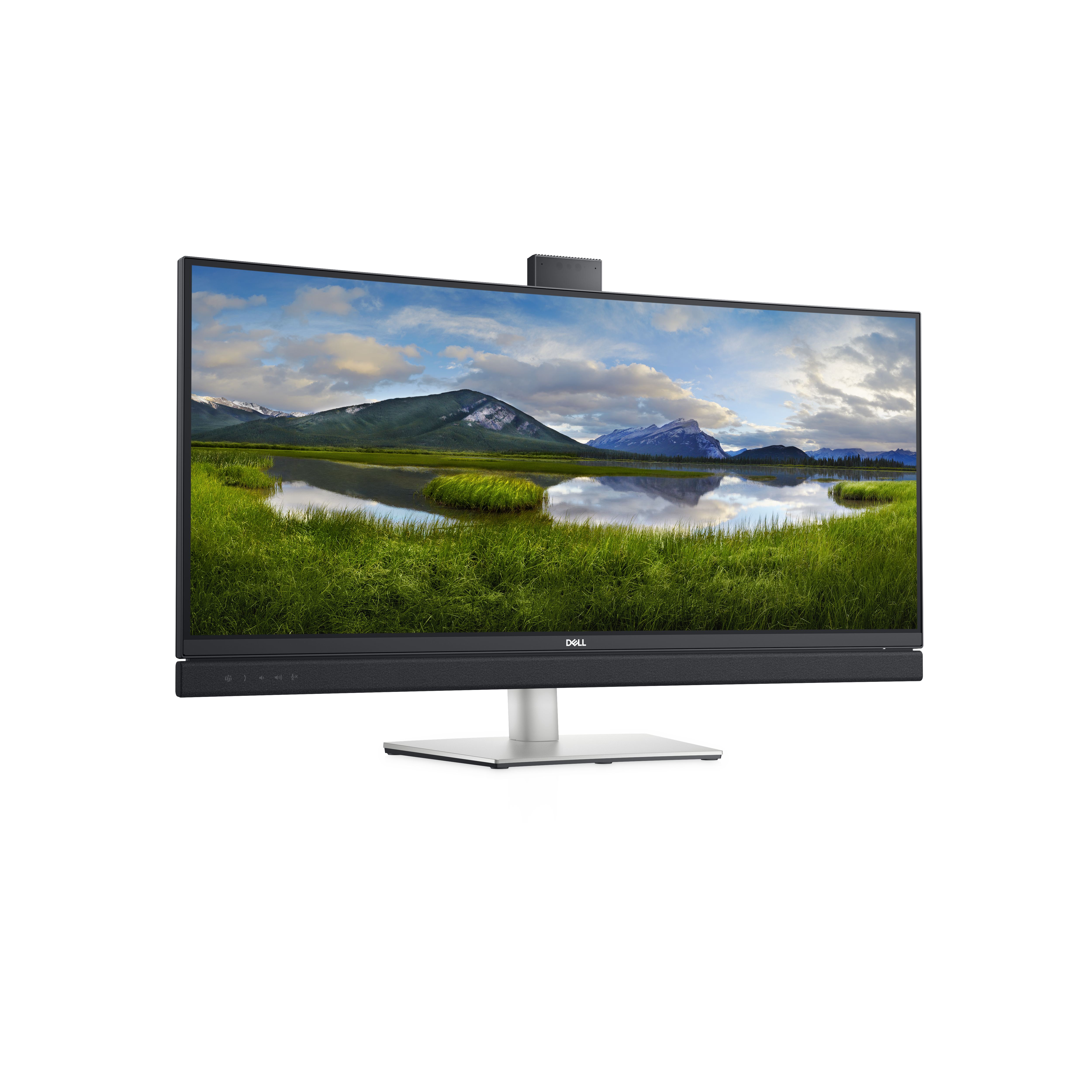 Dell - Monitor Curvo Dell C Series 34" C3422WE IPS WQHD ComfortView Plus Ethernet + USB-C (90W) + WebCam