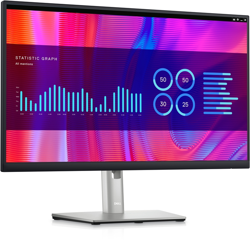 Dell - Monitor Dell P Series 24" P2423DE IPS QHD 60Hz 5ms USB-C (90W) SS USB (3.2 Gen1)