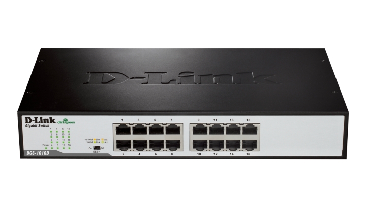 D-Link - Switch D-Link DGS-1008D 8 Portas Gigabit Unmanaged