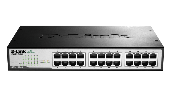 D-Link - Switch D-Link DGS-1024D 24 Portas Gigabit Unmanaged