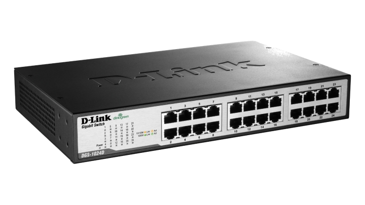 D-Link - Switch D-Link DGS-1024D 24 Portas Gigabit Unmanaged