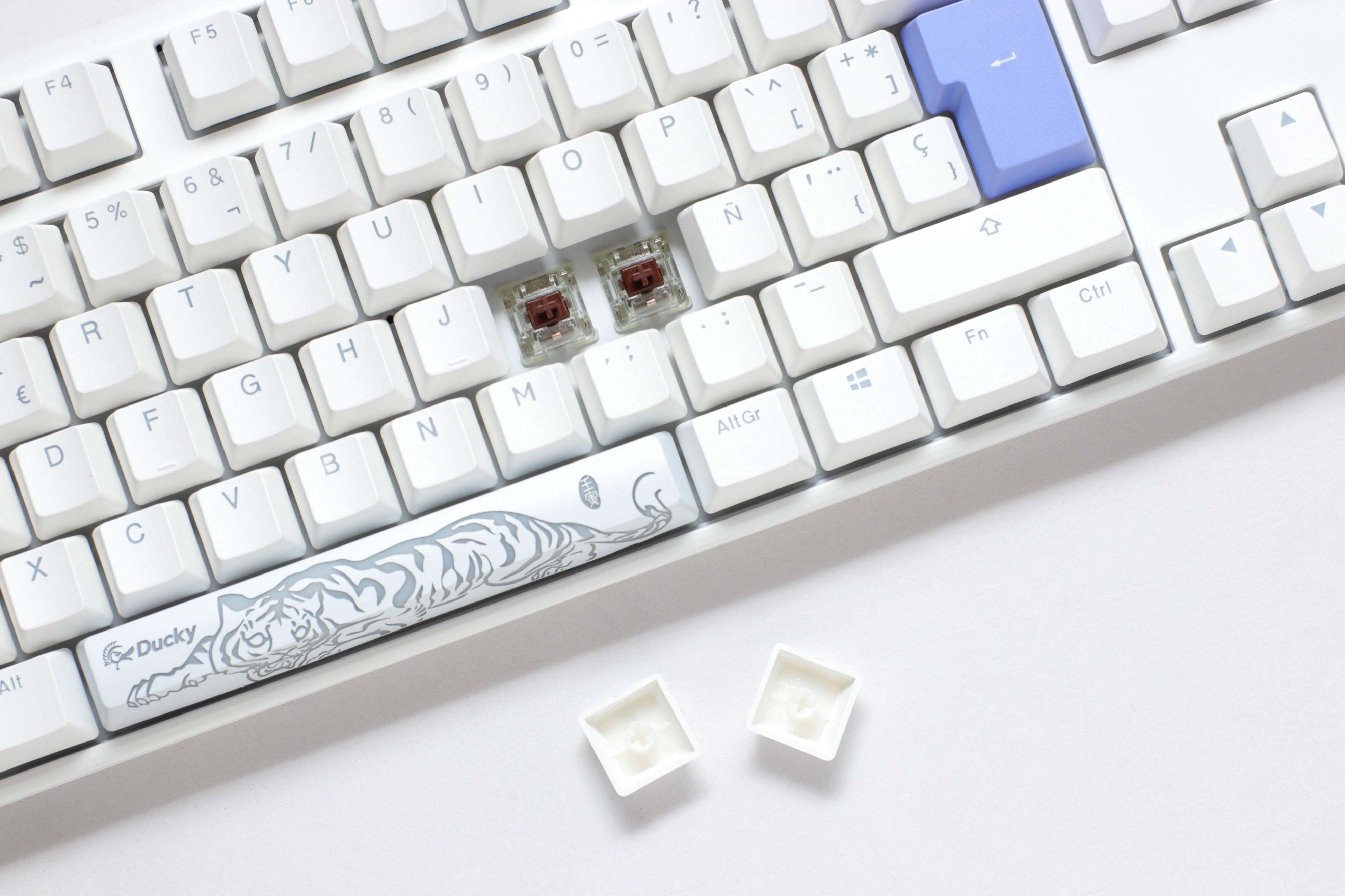 Ducky - Teclado Mecânico Ducky ONE 3 Classic 100% Pure White MX-Silver (ES)