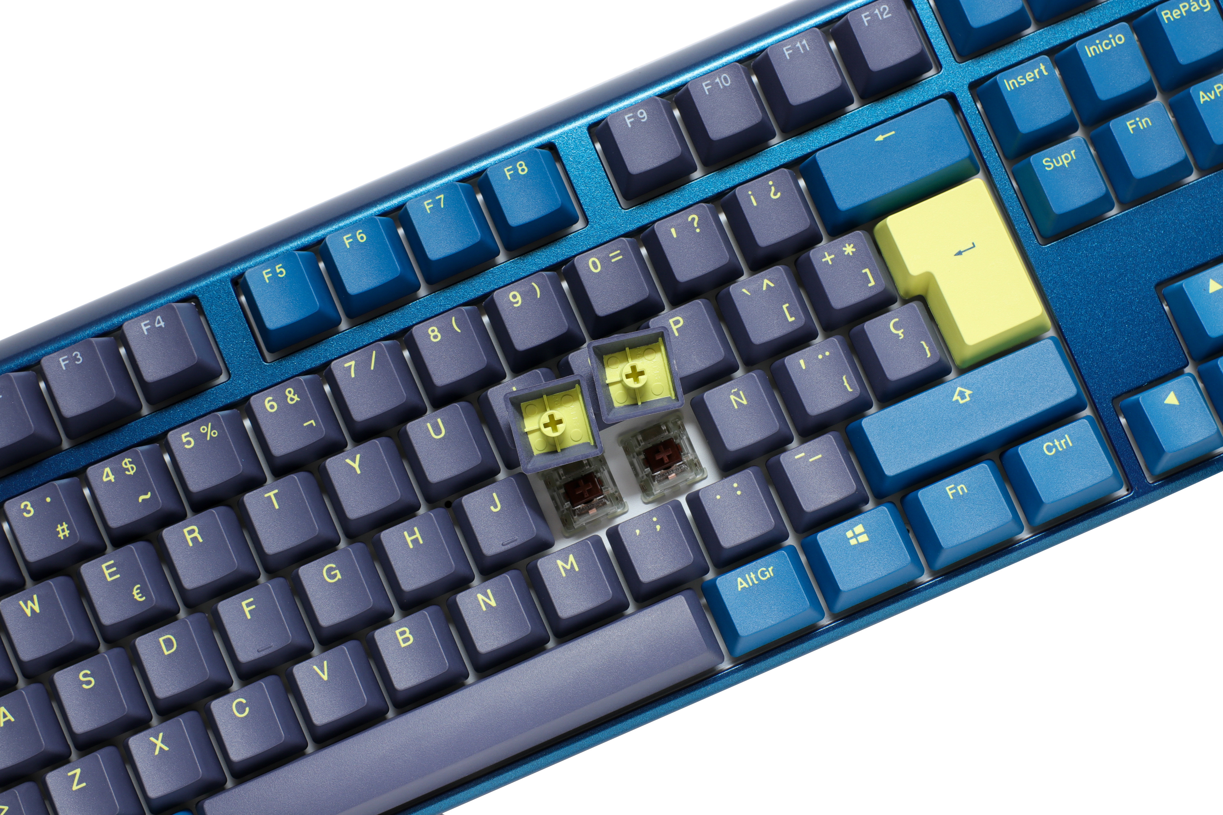 Ducky - Teclado Ducky One 3 Daybreak Full-Size, Hot-swappable, MX-Silent Red, RGB, PBT - Mecánico (ES)