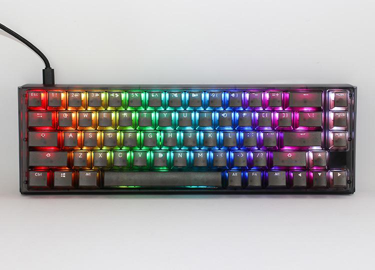Ducky - Ducky One 3 Aura Black SF Gaming Tastatur, RGB LED - MX-Silent-Red (US)