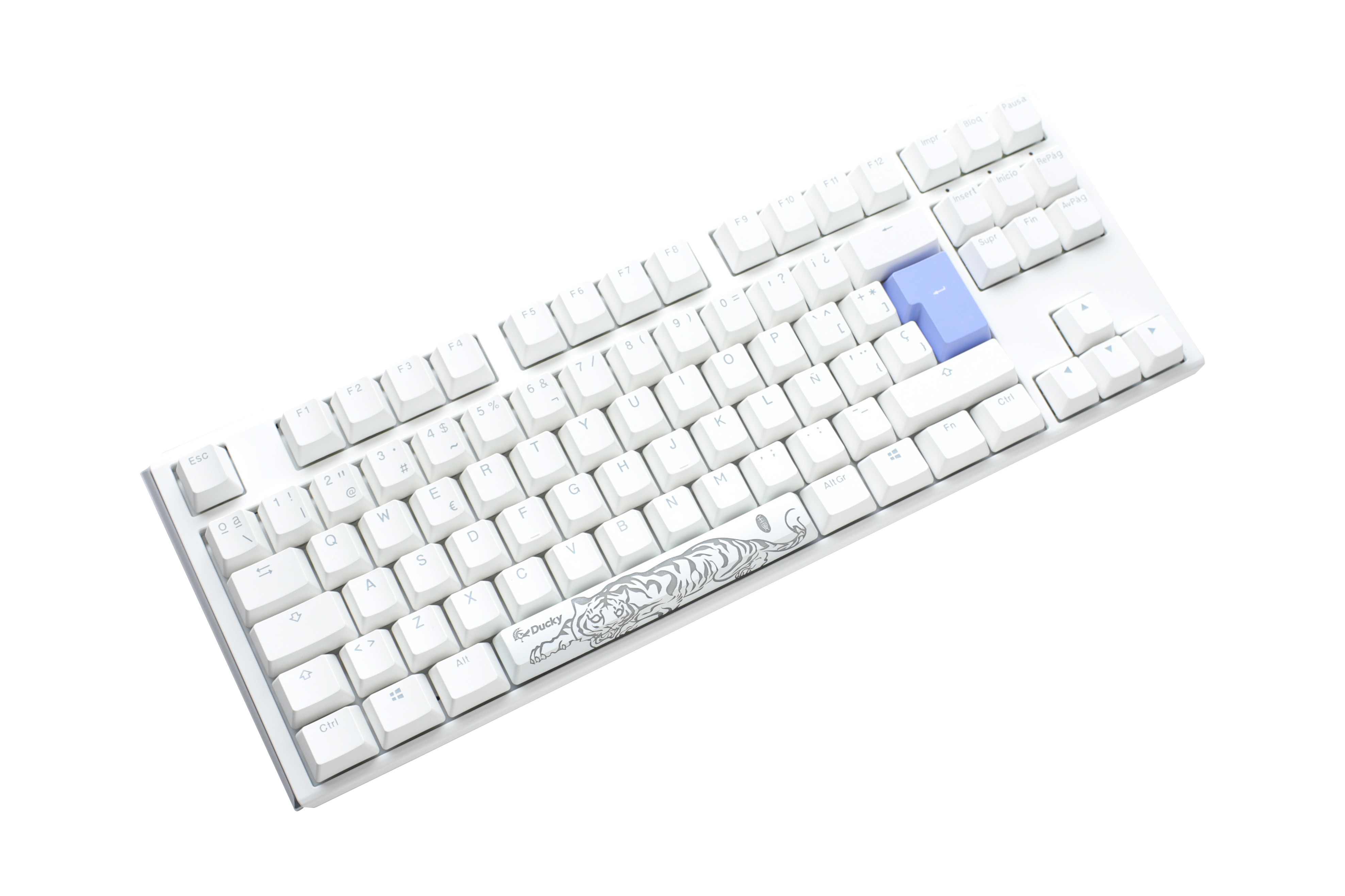 Ducky - Teclado Mecânico Ducky ONE 3 Classic TKL RGB Pure White MX-Brown (ES)